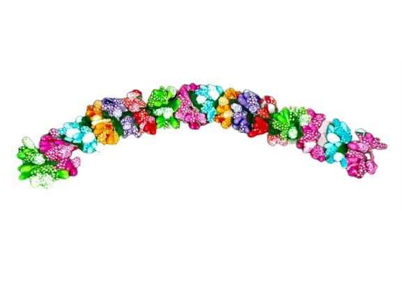 Vashisht home :-Women Hair Accessory - Multicolor Handmade Juda Maker Gajra (pack of 1) 4