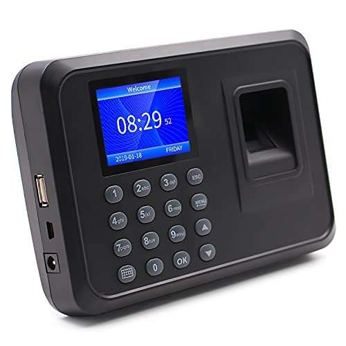 RAMEX Standard Time Attendance Machine Biometric Fingerprint Password Attendance Machine, 2.8" TFT Fingerprint Recorder Attendance Clock for Office, Factory, Hotel 6