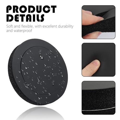 4PCS 6.5 Speaker Rings,Self Adhesive Speaker Foam for Enhancing Stereo Sound,High Resilience Speaker Baffles 6.5 inch Car Audio Accessories Avoid Sound Diffusion for Car SUV Truck 5