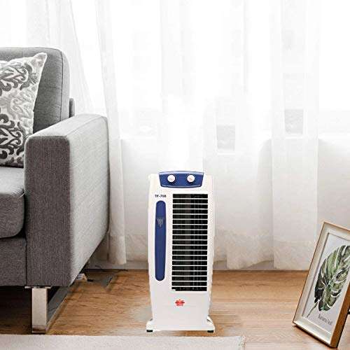 BMS Lifestyle TF-708 150 Watts Tower Fan (White & Blue) 2