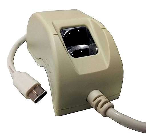 Sellplus FM220U USB Type C Interface Registered Device with one Year Free RD Service UIDAI & STQC Certified 3