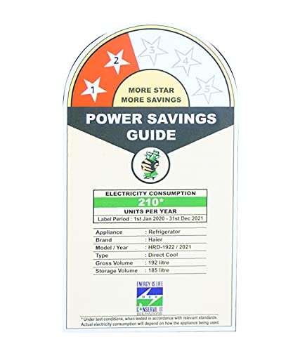 Haier 192 L 2 Star Direct-Cool Single Door Refrigerator (HRD-1922CDG-E, Desert Glass) 5