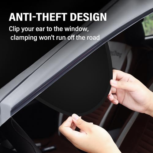 Magnetic Windshield Cover for Ice and Snow,Anti-Theft Car Windshield Snow Cover with 5 Invisible Magnets,All-Season Universal Front Windshield Protector for Car Truck SUV 4