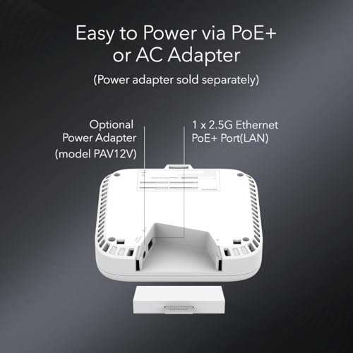 NETGEAR Cloud Managed Wireless Multi-Gig Access Point (WBE710) - WiFi 7 Tri-Band BE9400 Speed | Mesh | MU-MIMO | 802.11be | Optional Insight Remote Management | PoE+ | Power Adapter not Included 4