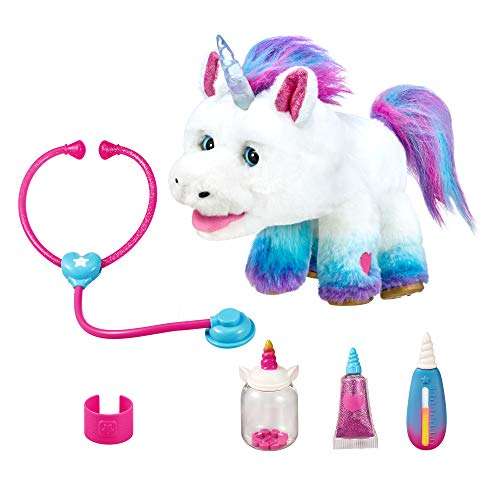 little live pets rainglow interactive pet unicorn vet set- Multi color 4