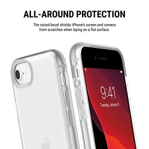 Incipio IPH-1480-BLK NGP Pure iPhone 8 & iPhone 7/6/6s Case with Clear, Shock-Absorbing Polymer for iPhone 8 & iPhone 7/6/6s - Black 5