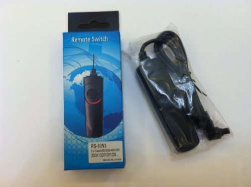 New Generic time Remote Shutter Release RS-80N3 fit for Canon 1D/1DS EOS 5D/50D/40D/30D/20D 1