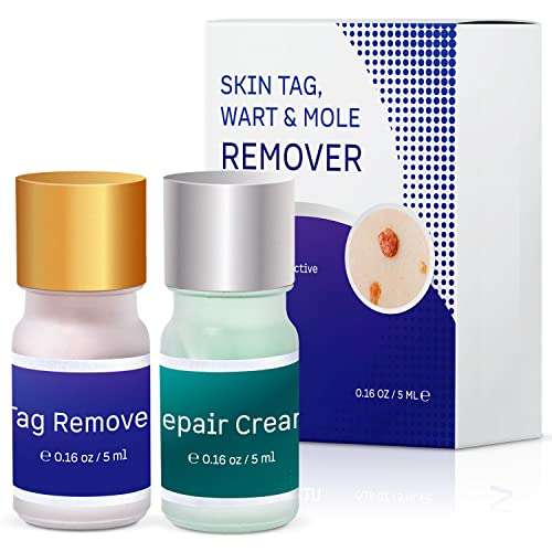 Skin Tag Removal Treatment-Skin Tag Remover-Made of Natural Plant Extracts-Simple and Easy to Apply Skin Tag Remover & Mole Corrector and Repair Lotion Set 1