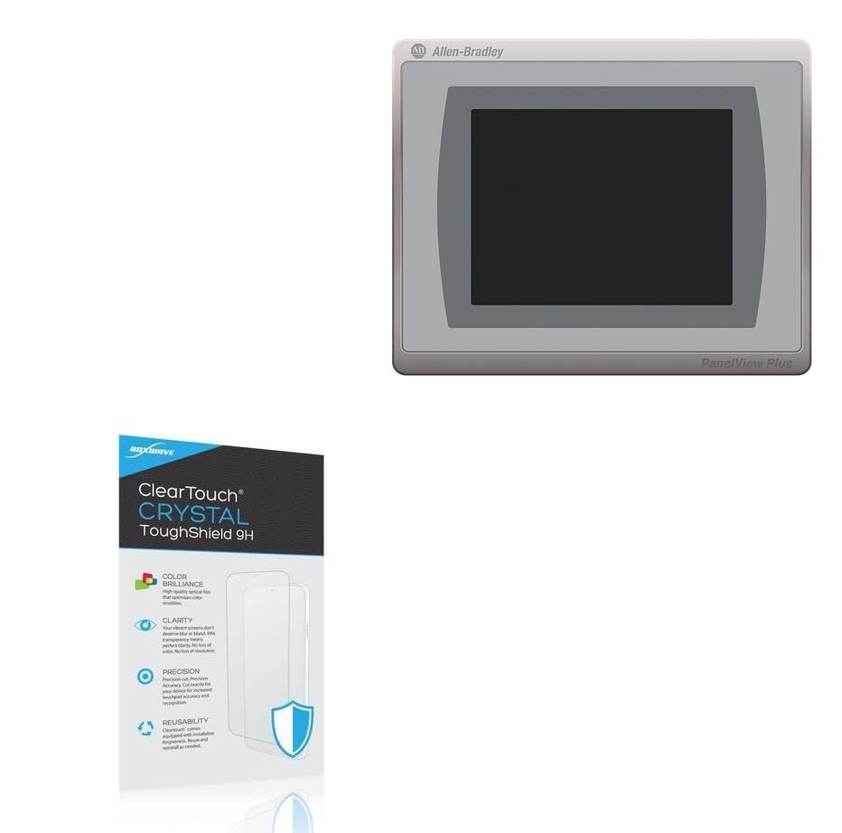 BoxWave Screen Protector Compatible with Allen Bradley PanelView Plus 7 Performance 19" - ClearTouch Crystal ToughShield 9H (2-Pack), Clear 9H Tough Flexible Film Screen Protector