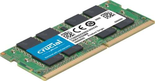 Crucial RAM 16GB DDR4 3200 MHz CL22 Laptop Memory CT16G4SFRA32A 2