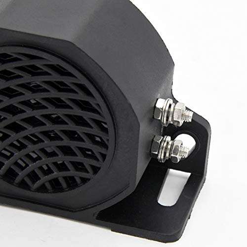 LIYYOO 2 Packs Car Waterproof Heavy Back-up Alarm with Super Loud Beeper Tone,102dB 12V-48V,Universal Industrial Replacement Heavy-Duty Back-up Alarm, for Truck Van Freight Car Lorry Heavy Vehicles 6