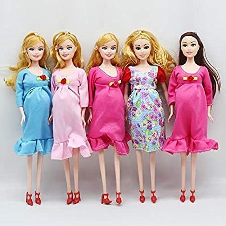 Barodian's Multicolor Family Doll Playset - Mother, Father & Kids - Plastic Toys for Kids 3