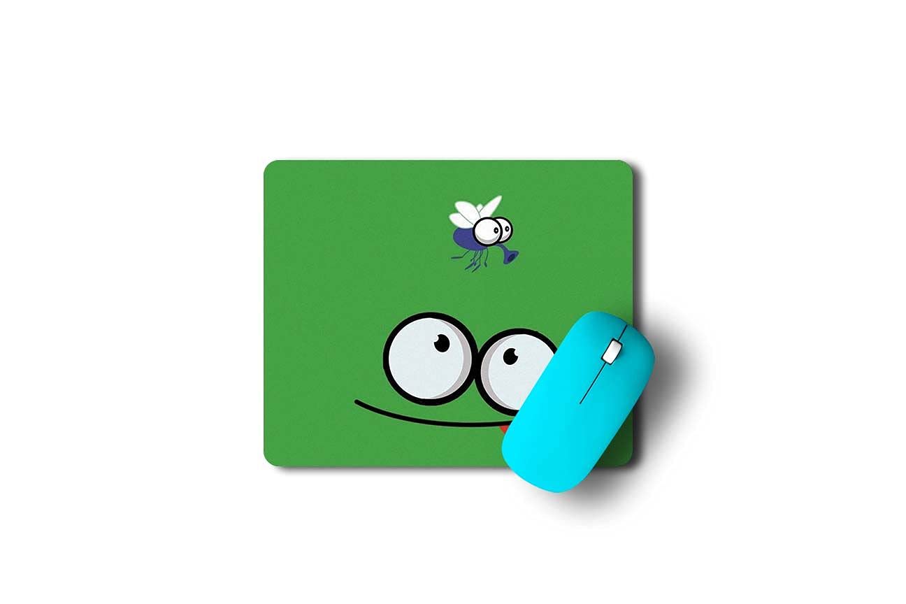 Smiley Designer Mouse Pad, Non-Slip Rubber|Rubber Base Mouse Pad for Laptop and Desktop|Anti-Slippery Rectangular Mouse Pad Without Wrist Support|Works with Both Laser and Optical Mouse 3