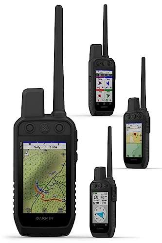 Wearable4U - Garmin Alpha 300 Handheld, Advanced Dog Tracking and Training Handheld, Touchscreen with E-Bank Bundle 2