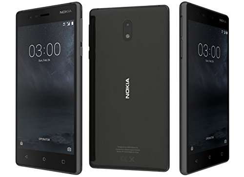 Nokia 3 TA-1032 4G LTE 16GB Dual SIM, 5" GSM Unlocked Smartphone, International Model - No Warranty (Black) 2