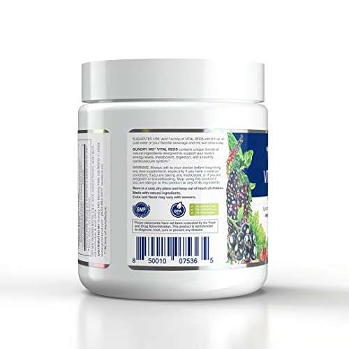 Gundry MD Vital Reds Concentrated Polyphenol Blend Dietary Supplement 4 oz (112.95g) 3