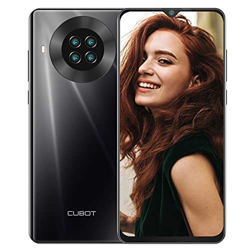CUBOT Unlocked Cell Phones(8GB/128GB), Note 20 Pro Smartphones, 6.5" HD+ Display, Quad Camera, 4200mAh Battery, Android 10, Dual SIM 4G Budget Phone, US Version, Black 1