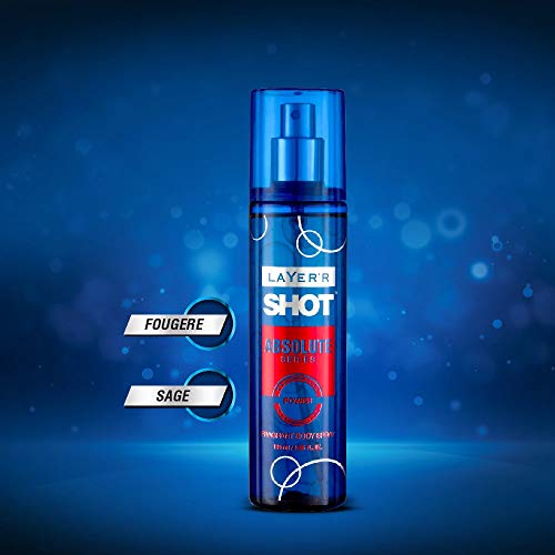 Layer'r Shot Absolute Series Power Body Spray, 135ml 3