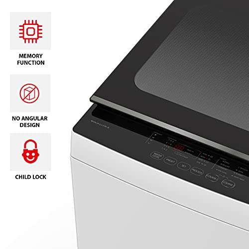 TOSHIBA 7KG Fully Automatic Top Load Washing Machine ( AW-K801A-IND(WK), White ) 4