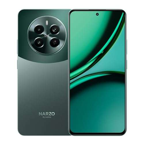 realme NARZO 70 Pro 5G (Glass Green, 8GB RAM,256GB Storage) Dimensity 7050 5G Chipset | Horizon Glass Design | Segment 1st Flagship Sony IMX890 OIS Camera 2