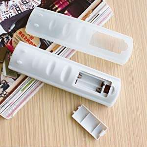 Bletilla 3 Pcs Silicone Remote Cover |Remote Case for Television and Air Conditioner| Remote Control Protective Cover |Transparent Silicone | Anti Dust Remote Cover for Tv and Ac(Transparent) 3