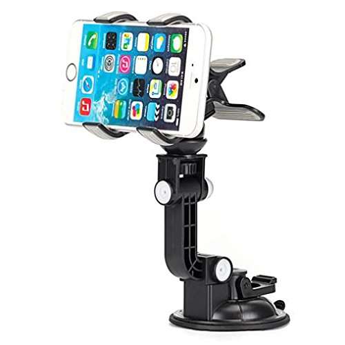 Car Mount Dash Windshield Holder for Galaxy S21, Plus, Ultra - Cradle Swivel Dock Suction Stand Compatible with Samsung Galaxy S21, Plus, Ultra 4