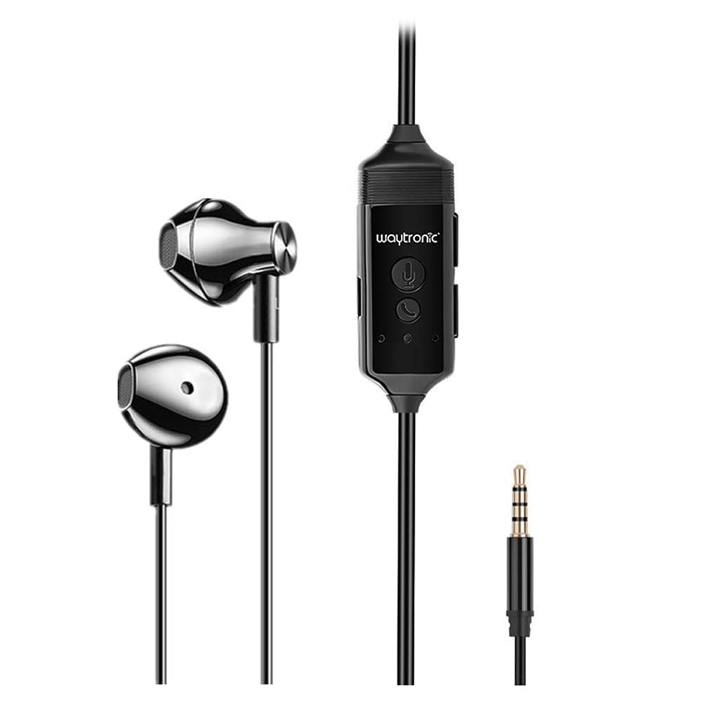 Waytronic Cellphone Call Recorder Headphone for iPhone Incoming Outgoing Calls Phone Conversation Recording 1