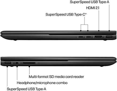 HP Envy X360 2-in-1 15.6 Inch FHD Touchscreen Laptop Bundle, AMD Six-Core Ryzen 5 4500U (Beat i7-7500U), 32GB RAM, 1TB PCIe SSD, Backlit Keyboard, Fingerprint Reader, HDMI, Windows 10 5