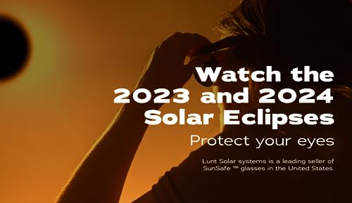 Lunt Solar Systems 50-Pack Premium Solar Eclipse Glasses ISO Certified Eclipse Glasses 2024 for Direct Sun Viewing -Approved 2024 Solar Eclipse Glasses 6