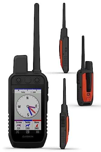 Wearable4U - Garmin Alpha 300 Handheld, Advanced Dog Tracking and Training Handheld, Touchscreen with E-Bank Bundle 3