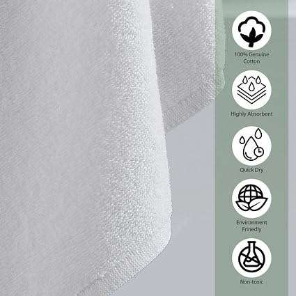 ASTREA TEXTILES Bath Rug Bathroom Floor Mats - Washable Bathtub Shower Sink Floor Towels - 100% Turkish Cotton Bath Mat Towels (Set of 2) (Brown) 6