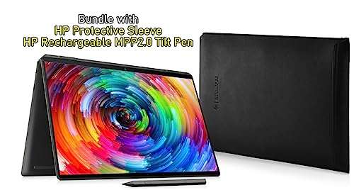 HP Spectre 2 in 1 16" 3K 400NITS Touch-Screen Laptop Intel EVO 14 CORE I7 13700H 2xTHUNDERBOT4 Fingerprint Reader Pen Included Nightfall Black Win11 W/HDMI (16GB RAM | 2TB SSD) 2