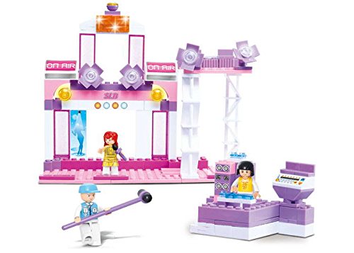 SLUBAN Girls Dream Florid Stage Building and Construction Blocks | 176-Piece Educational Brick Toy Set for Smart Kids | M38-B0252 | Multicolor 5