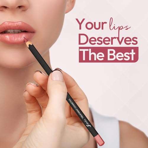 Sorme Cosmetics Smearproof Lipliner in Earth 0.06 oz | Smudgeproof Nude Lip Liner Pencil | High Definition Waterproof Lip Liners for Women | Hydrating Lip Pencil | Matte Lip Pencil Liner Makeup 6