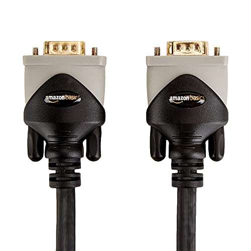 Amazon Basics 6-Feet VGA to VGA Cable for Monitor, Personal Computer (Black) 4