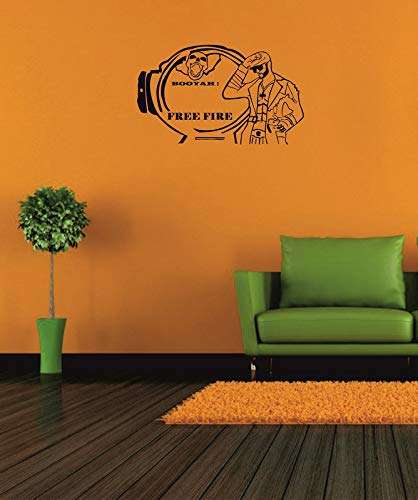 Dicton Hub Free Fire Booyah Wall Sticker for Home,Offices,Child Room,Bedroom Etc. 1