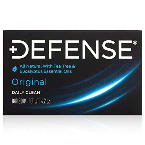 Defense Soap 4.2 Oz Bar - 100% Natural Tea Tree and Eucalyptus Oil 1