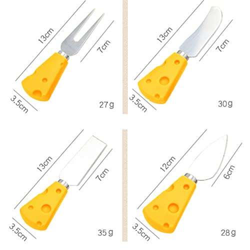 Cheese Knife, 7Pcs Mini Cheese Knife Set for Charcuterie Board, Cheeses Knives Cutter, Small Cheeses Fork Charcuterie Board Knives Set 3