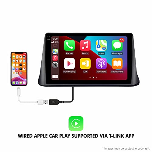 DBASE 9 Inches Newly Launch Advanced Car Radio Receiver Android 10 System for Tata Nexon with 2GB/16GB RAM & ROM with Apple Carplay and Android Auto 2