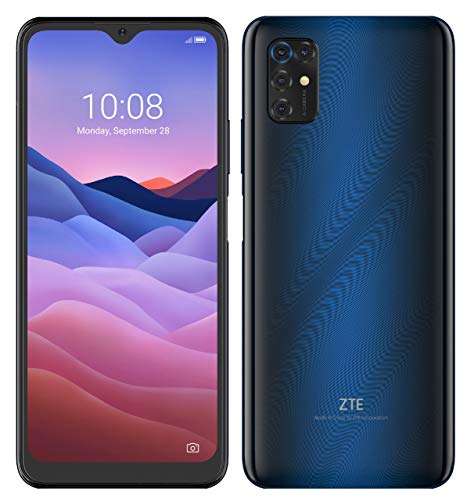 ZTE Blade V2020 Smart 4G LTE Volte GSM Unlocked 128GB 48MP Quad Camera 6.82" 8010 Octa Core Android 10 Works Worldwide (Not for Verizon/Boost) (Blue, 128GB) 1