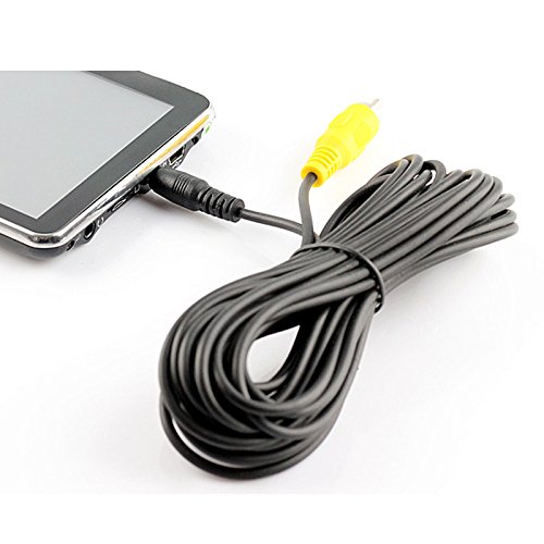 EKYLIN 20FT GPS DVR Mirror Dash Cam Backup Camera Video Extension Cable, 4-Pole 2.5mm Aux AV-in Jack to RCA Phono Adapter Converter 2