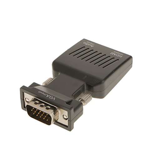 Generic VGA Male to HDMI with Audio HD Video Cable Converter Adapter 1080P for PC TV Laptop DVD 4