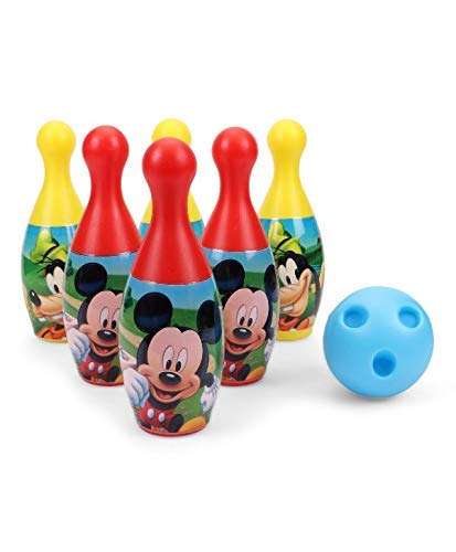 Shivaaro Bowling Game Set for Kids with 6 Pins and 1 Ball - Sport Toys Gift for Baby Boys Girls Age 3-6 Years Old 4