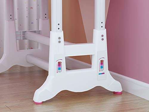 IRIS Ergonomic Kids Desk and Chair Set - Height Adjustable - Eye Protection Lamp for Study Room (Pink) 5