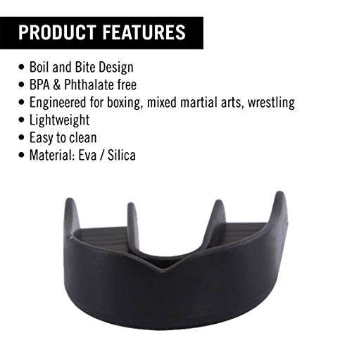 Everlast 4405BE Single Mouth Guard (Black) 2
