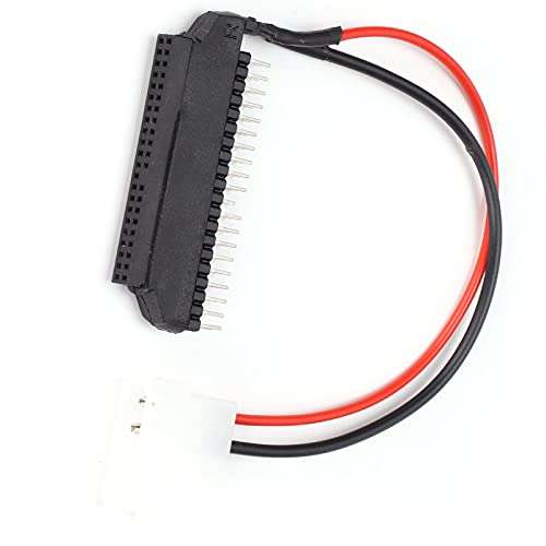Hilitand 44 Pin Female IDE to 40‑Pin Male IDE Adapter, Stable Wide Compatibility Laptop to Desktop 2.5In to 3.5In IDE Converter,for Dell/for/for IBM/for Toshiba/for HP/for Compaq/for 6