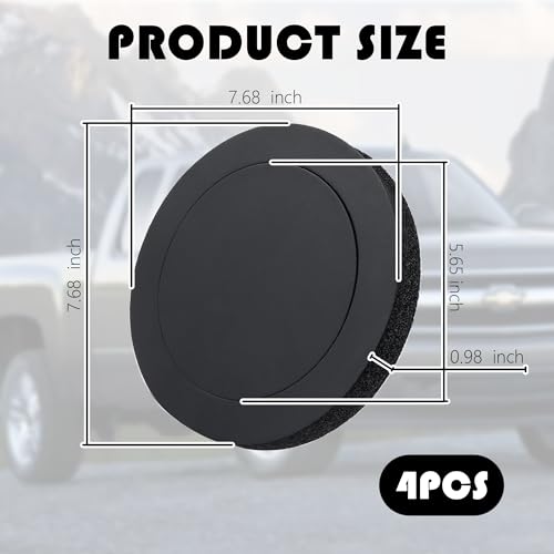 4PCS 6.5 Speaker Rings,Self Adhesive Speaker Foam for Enhancing Stereo Sound,High Resilience Speaker Baffles 6.5 inch Car Audio Accessories Avoid Sound Diffusion for Car SUV Truck 2