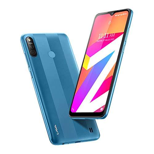 Lava Z3 Striped Cyan(3GB RAM, 32GB Storage) 5