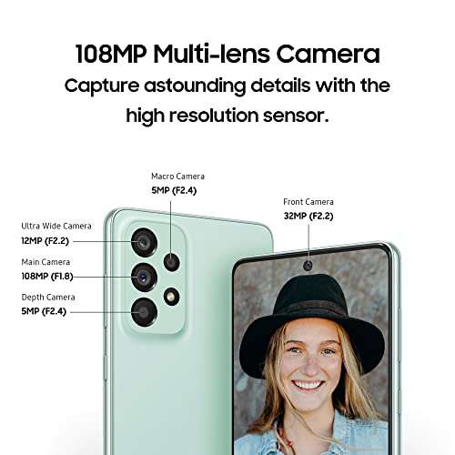 Samsung Galaxy A73 5G Awesome Gray, 8GB RAM, 128GB Storage 2