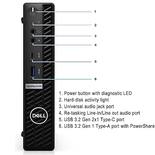 Dell OptiPlex 790 Desktop Computer, Intel Core i5-10500T Processor, 16GB RAM, 256GB SSD, Intel UHD Graphics 630, Windows 10 Pro 6